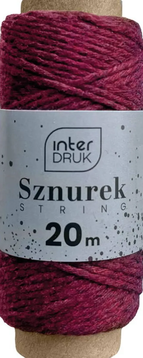 Sznurek na szpulce 20m Satin Gold 4 kolory do wyboru