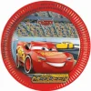 Talerzyki papierowe Auta 3 Cars McQueen 23 cm 8 szt.
