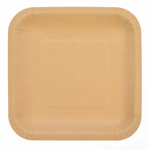 Talerzyki papierowe eco KRAFT 23 cm 6 szt.