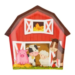 Talerzyki papierowe Farma 6 szt.