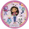 Talerzyki papierowe Gabby's Dollhouse (Koci Domek Gabi) 20 cm, 8 szt.