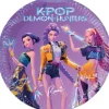 Talerzyki papierowe K-pop Demon Hunters 23 cm 8 szt.