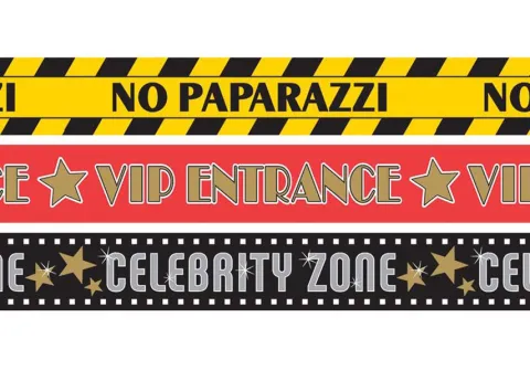 Taśmy imprezowe PAPARAZZI VIP ENTRANCE CELEBRITY ZONE
