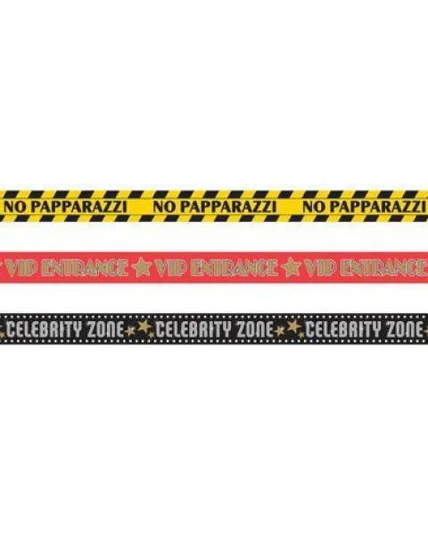 Taśmy imprezowe PAPARAZZI VIP ENTRANCE CELEBRITY ZONE