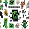 Tatuaże zmywalne wodne Minecraft Pixel mix wzorów