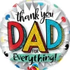 Thank you Dad! balon foliowy na Dzień Ojca Taty 9"