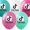 TIKTOK balon gumowy z nadrukiem 1 szt. mix