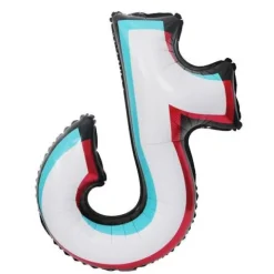 TIKTOK logo media społecznościowe Balon foliowy 70 cm