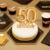 Topper 50 Happy Birthday napis dekoracja na tort