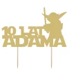 Topper na tort PERSONALIZOWANY Gwiezdne Wojny Yoda