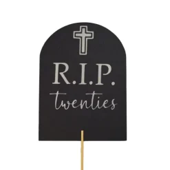 Topper na tort PERSONALIZOWANY dwustronny RIP twenties 30 urodziny