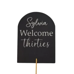 Topper na tort PERSONALIZOWANY dwustronny RIP twenties 30 urodziny
