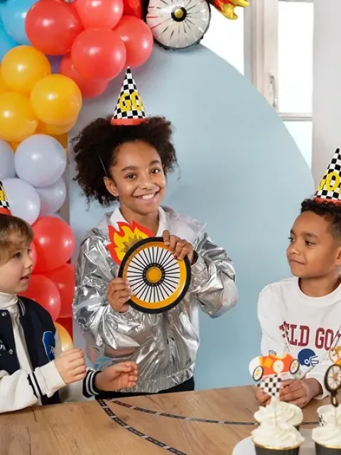 Toppery pikery dekoracje do muffinek Autka 4 szt.