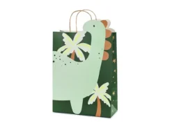 Torebka prezentowa papierowa Dinozaur 10 x 24 x 37 cm 1 szt.