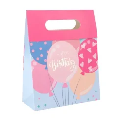 Torebka prezentowa urodzinowa Happy Birthday 32x26x10 cm MIX wzorów