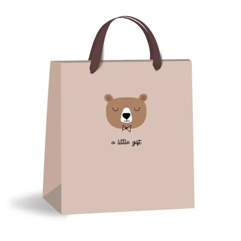 Torebka prezentowa ZWIERZĄTKA 25 x 21,5 cm mix