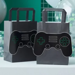 Torebki prezentowe papierowe Gaming Party GAMEPAD 3D 5 szt.