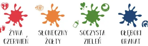 Tusz do Little NIO poduszki wymienne kolorowe