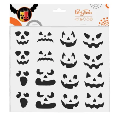 Upiorne naklejki dekoracja Halloween 16 szt.