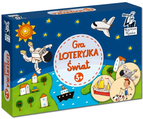 ŚWIAT 3+ GRA LOTERYJKA KAPITAN NAUKA