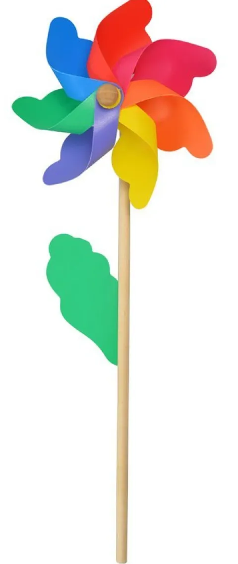 Wiatraczek wiatrak kolorowy 40 cm