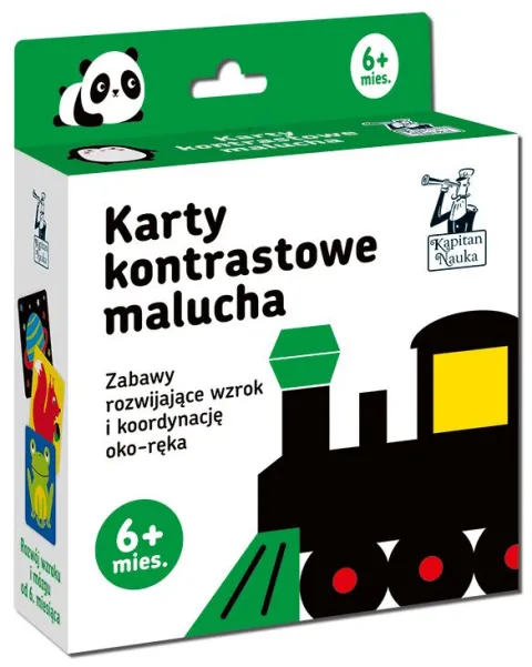 Widzę szczegóły! KARTY KONTRASTOWE dla malucha 6mies+