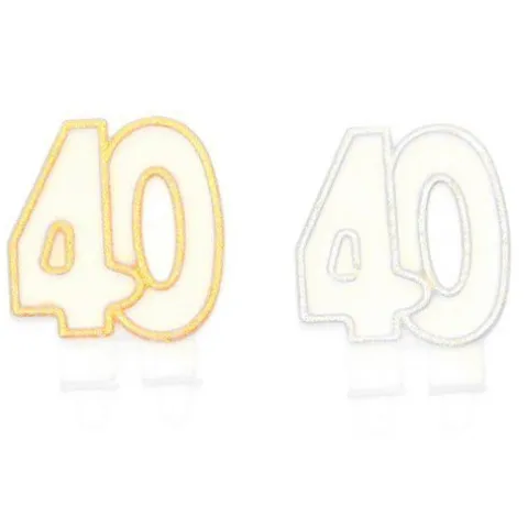Świeczka urodzinowa na tort "40"