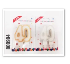 Świeczka urodzinowa na tort "40"