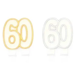 Świeczka urodzinowa na tort "60"
