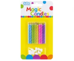 Świeczki urodzinowe na tort NIEGASNĄCE MAGICZNE 10 szt.