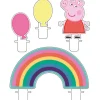 Świeczki urodzinowe na tort Świnka Peppa 4 szt.