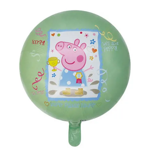 Świnka Peppa okrągły balon foliowy 18"