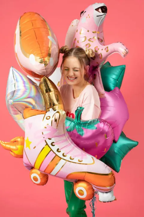 Wrotka Disco balon foliowy 74x51 cm