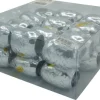 Wstążka plastikowa błyszcząca "jajko" 5mm x 10m SREBRNA