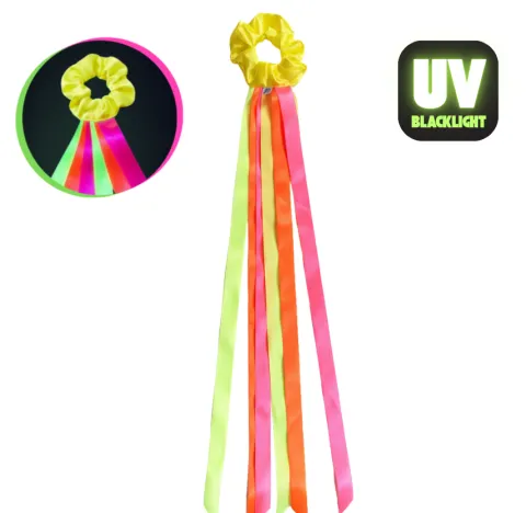Wstążki do tańca 75 cm na rękę Neonowe UV 1 szt.