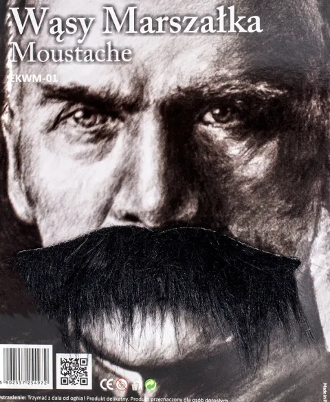 Wąsy Marszałka samoprzylepne Piłsudski Generał
