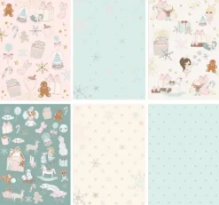 Wycinanki A4 blok papierów kreatywnych Frosty Pastels 20 ark.