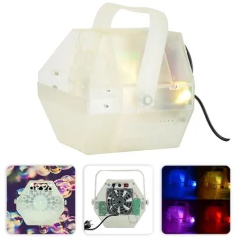 Wytwornica baniek mydlanych LED RGB LBM10-Clear Ibiza