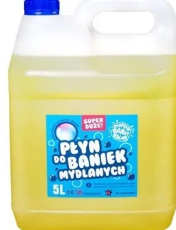 5 x Płyn do dużych baniek mydlanych Słupskie Bańki Mydlane 5L (25 litrów)