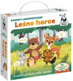 Zabawy logopedyczne. Leśne harce 3-7 lat Kapitan Nauka