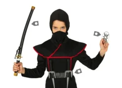 Zestaw akcesoriów Ninja - katana, sztylety, shuriken
