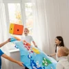 Zestaw Mata Edukacyjna Mapa Świata Zwierzęta 30 rzepów