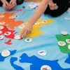 Zestaw Mata Edukacyjna Mapa Świata Zabytki 20 rzepów