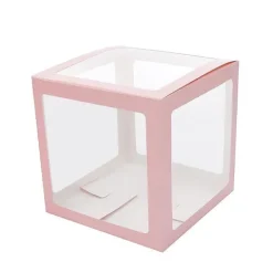 Zestaw pudełek 30 cm na balony BOX DEKORACYJNY litery LOVE 4 szt.