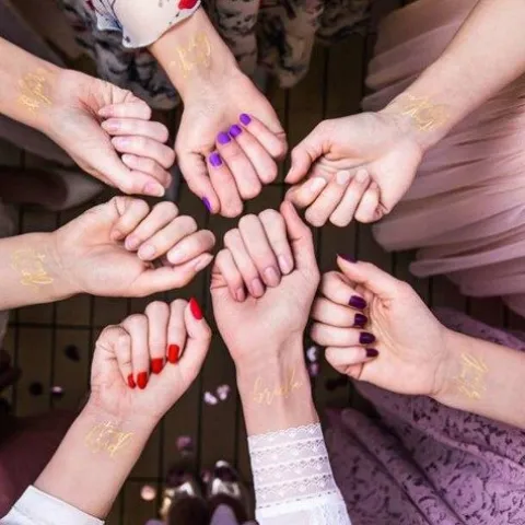 Zestaw tatuaży team bride na WIECZÓR PANIEŃSKI