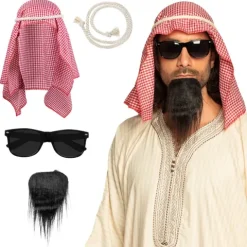 Zestaw dodatków do przebrania Szejk arabski, sułtan