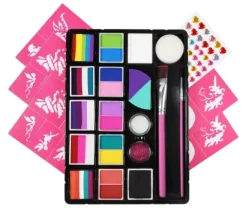Zestaw Farby + split cake + szablony do malowania FUSION Unicorn & Fairy Face Painting Kit