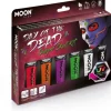 Zestaw Farby świecące w UV do malowania NEON PRO MOON 6 x 12 ml