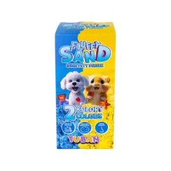 Zestaw FLUFFY SAND Puszysty piasek 2x70g niebiesko żółty