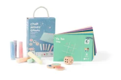 Zestaw gier i łamigłowek z kredą BS Toys